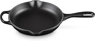 LE CREUSET Skillet Signature en Fonte Émaillée, Rond, 20 cm, 1,51 kg, Noir Mat, 20182200000422 - Image 1