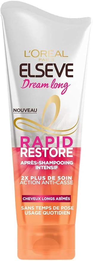 L'Oréal Paris Elsève Rapid Restore Dream Long Intensif/Action Anti-Break Conditioner, 180 ml, 1 Count - Image 1