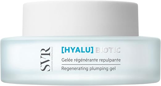 SVR – [HYALU] Biotic Plumping Regenerating Gel – Biotic Range – Intense Hydration and Plumping – For Dehydrated, Sensitive Skin – Hyaluronic Acid, Probiotics, Vitamin C – 50 ml - Image 1