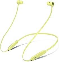Beats Flex Écouteurs sans Fil – Puce Apple W1 pour Casques et écouteurs, écouteurs magnétiques, Bluetooth Classe 1, 12 Heures d'écoute – Jaune Yuzu - Image 1
