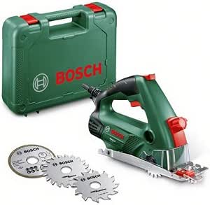 Bosch Home and Garden 06033B3000 PKS 16 Mini Manual Circular Saw 06033B3000 14-inch Green with Case          [Energy Class A+] - Image 1