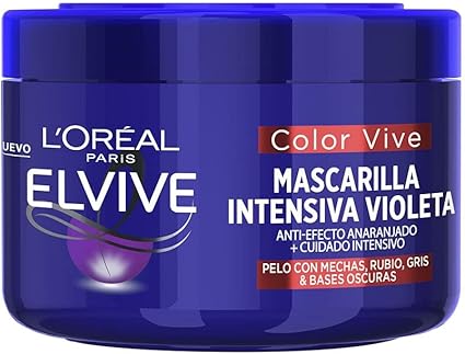 L'Oreal Make Up Mask Elvive Violeta 250 ml (250 ml) - Image 1