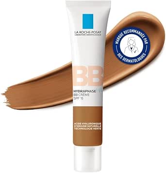La Roche-Posay, Hydraphase, BB Cream SPF15, Moisturizes & Unifies, Enriched with Naturally Derived Hyaluronic Acid and Mineral Pigments, For All Skin Types, Tint: Dark, 40 ml - Image 1