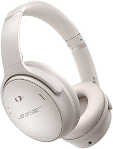 Bose QuietComfort 45 Wireless Noise Cancelling Bluetooth Headphones with Microphone for Calling - White - Image 1
