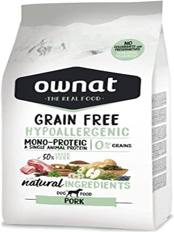 Ownat Hypoallergenic Pork Dry Food 3 kg - Image 1