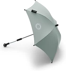 Bugaboo Parasol+ Compatible with all Bugaboo Strollers with UPF 50+ UV Protection, Large Shade Area, One Click Connection and Easily Adjustable Mechanism, Pine Green - Image 1