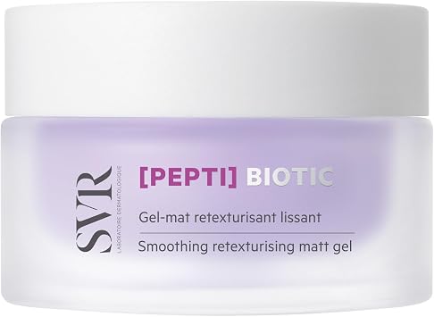 SVR – [PEPTI] Biotic – Smoothing Regenerating Gel Mat – Mattes, Smooths and Firms – For Combination to Oily Skin – Probiotics, Stabilized Vitamin C, Hyaluronic Acid, Peptides – 50 ml - Image 1
