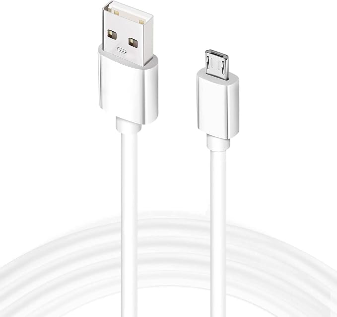 Replacement White USB Charger Charging Data Sync Cable for Amazon Kindle & Kobo Brand Book Readers, 3G, Wi-Fi, Touch, White Paper, Fire, Fire HD (Works with 6" 9.7" Screen, 2nd & Latest Generation - Image 1