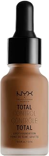 NYX Professional Makeup Fond de Teint Liquide Total Control Drop, Dosage Précis, Couvrance Modulable, Tenue Longue Durée, Finit Mat, Teinte : Mocha - Image 1