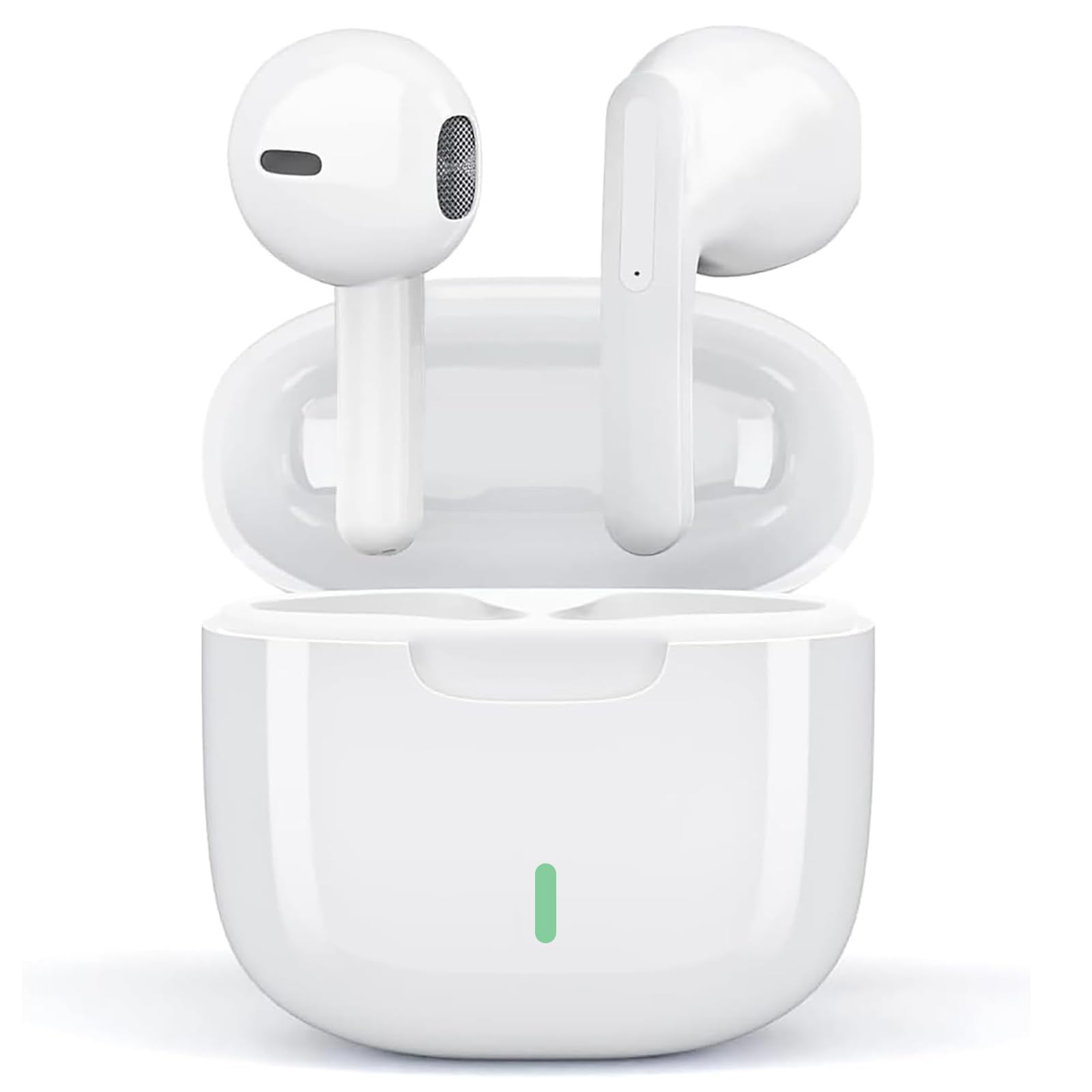 Bluetooth In-Ear Wireless Earbuds, Bluetooth 5.3 Hi-Fi Stereo Sound, Touch Control, Built-in Mic, Noise Reduction, 24 Hours Playtime, for iOS Samsung Android Phone - Image 1