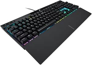 Corsair K70 Pro RGB Optical-Mechanical Wired Gaming Keyboard - OPX Linear Switches - Double-Shot PBT Keys - iCUE Compatible - QWERTY UK - PC, Xbox - Black - Image 1