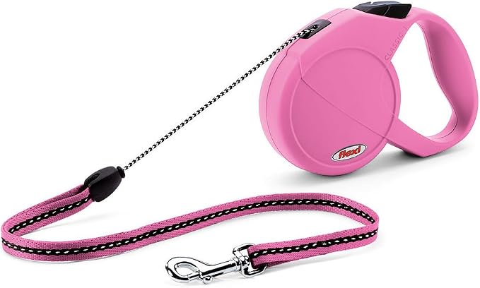 Flexi Classic Basic Dog Lead Size S Pink - Image 1