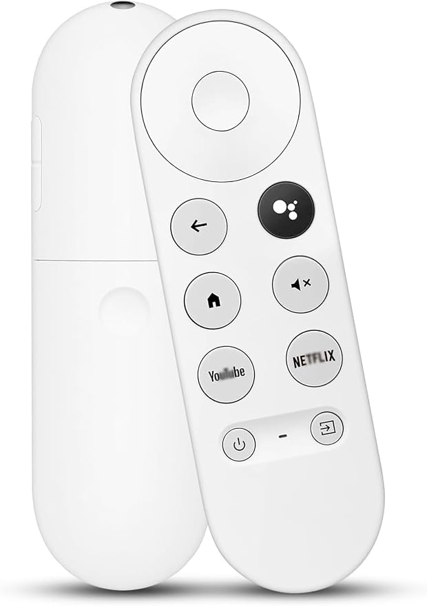 G9N9N Bluetooth Voice Remote Control for Google Chromecast TV 4K Snow, Compatible with Google TV, Netflix, Youtube Movies, Telecomando Streamer Remote Control 4K HDR, Voice Control - Image 1