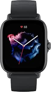 Amazfit GTS 3, 42 mm, Smart Watch with Alexa, AMOLED, SpO2, 150+ Sports Modes, GPS, 5 ATM Waterproof Sport Smartwatch (Black) - Image 1