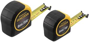 STANLEY STA081745 FatMax Classic Tape 5 m and 8 m Width 32 mm (Pack of 2) - Image 1