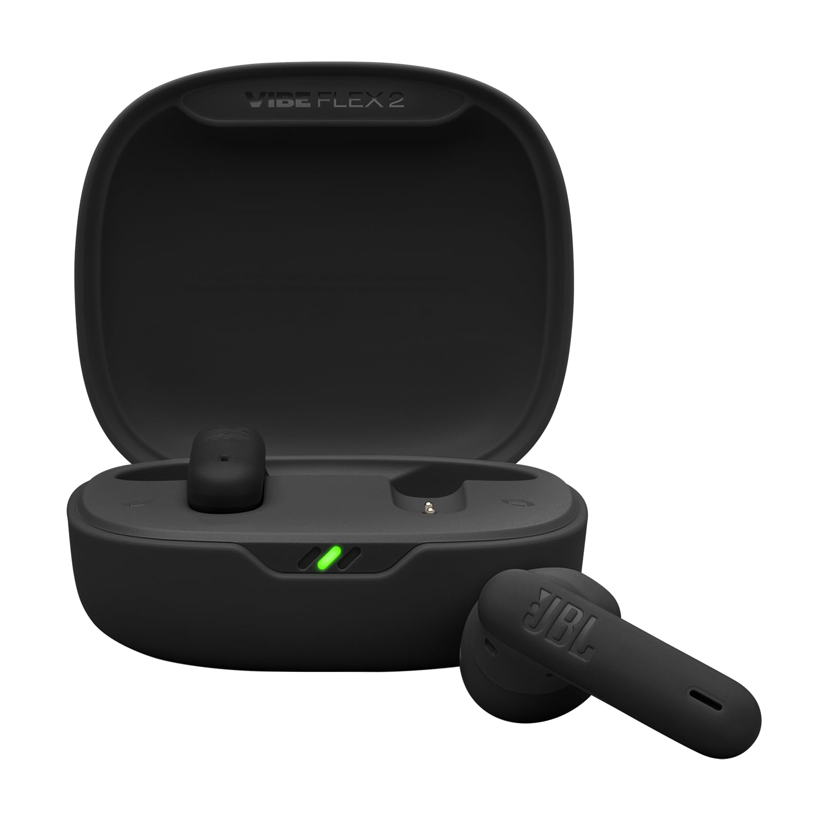 JBL Vibe Flex 2 Wireless Earphones - Black - Image 1
