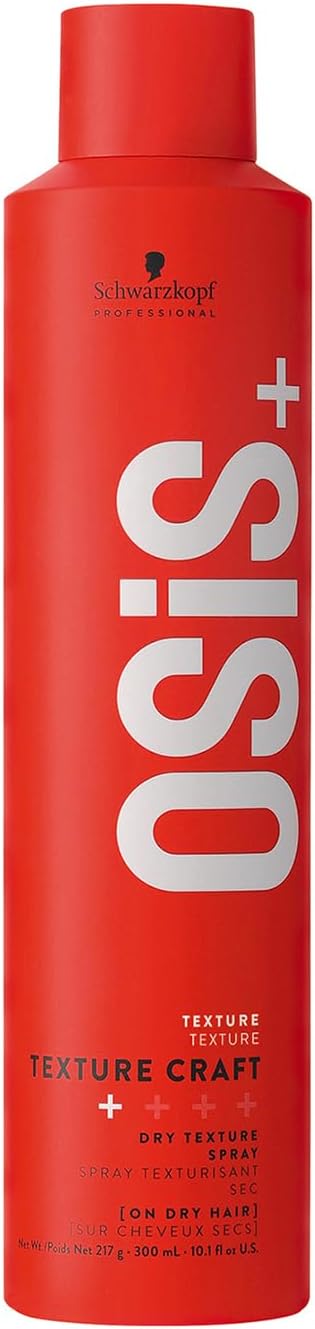Schwarzkopf Professional OSiS Texture Craft Styling Spray For Long Hair Dry Texture Thickening Volume Thermal Protection Light Hold 300ml - Image 1