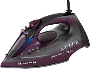 Russell Hobbs Steam iron (non-stick sole, 195 g +50 g/min continuous steam, 380 ml tank, functions: self-cleaning, anti-limescale, anti-drip, indicator light, 2800W) 27281-56 - Image 1