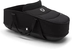 Bugaboo Bee 6 Carrycot - Compact and Lightweight Carrycot for the Bee 6 Pushchair, Height and Length Adjustable, for Newborns and Babies in Black - Image 1