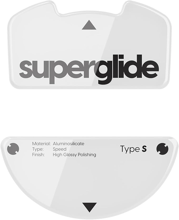 Pulsar Gaming Gears Superglide Ultra Strong Glass Mouse Pads Ultra Fast Smooth Durable for Razer Viper V3 Pro [White] - Image 1