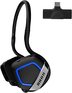 Wireless Gaming Headset for Nintendo Switch PS4 PS5 PC, Low Latency Gaming Headsets and 3D Stereo Surround Sound Cable Type-C to USB Headsets with Removable Microphone - Image 1