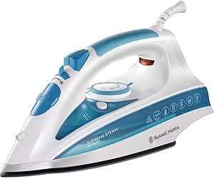 Russell Hobbs Steam iron [Powerful, 210g steam effect] Steamglide Pro (2600 W, ceramic sole, 300 ml tank+sprayer, self-cleaning, anti-limescale and drip-proof) 20562-56 - Image 1