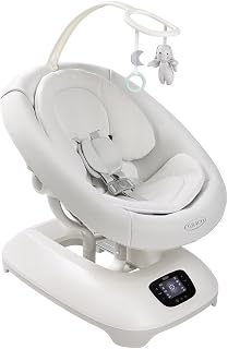 Graco Eluma Sway Balançoire apaisante pour bébé de la naissance jusqu'à 9 kg (environ 6 mois), technologie de détection des pleurs qui détecte votre bébé et apaise/s'installe, 3 positions - Image 1