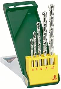 Bosch Accessories 2607019438 5/5/6/8/10 mm Drill Bit Set - Image 1