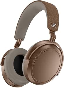 Sennheiser Momentum 4 Wireless Bluetooth Earbuds with Adaptive Noise Cancelling for Crystal Clear Calls 60 Hours of Battery Life Customizable Lightweight Foldable Sound Brown - Image 1