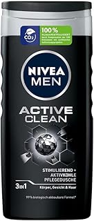 Nivea Hommes Actifs Douche Propre Gel 250Ml - Lot De 6 - Image 1