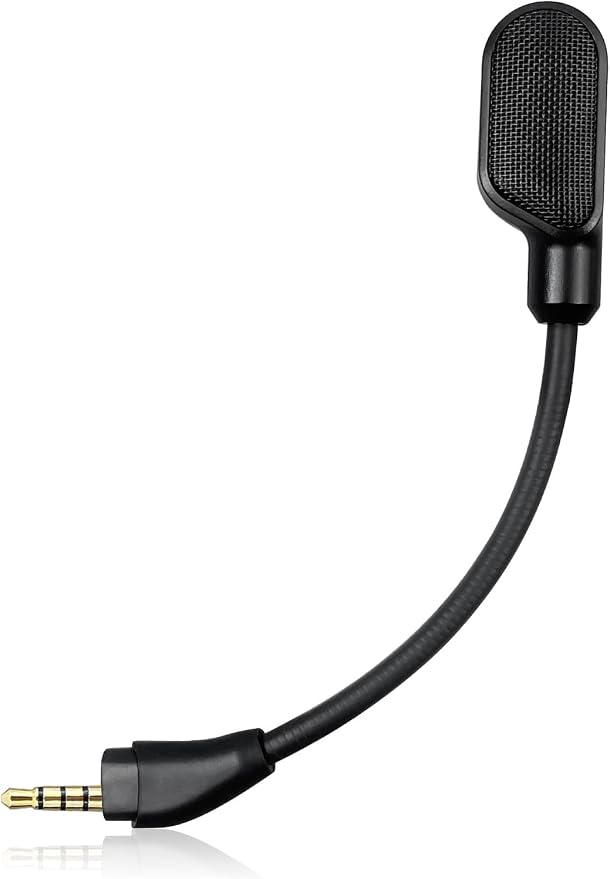 sciuU Replacement Microphone Compatible with HyperX Cloud III Wired & Wireless - Detachable Noise Reduction Mic with Mute LED Indicator for Clear Gaming Voice Chat - Image 1