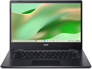 Acer Chromebook 314 CBOA314-1H-C8XY, 14 inch Full HD Laptop, Laptop (Intel Celeron N4500, 4GB RAM, 128GB eMMC, Intel UHD Graphics, Chrome OS), Laptop Grey, AZERTY Keyboard - Image 1