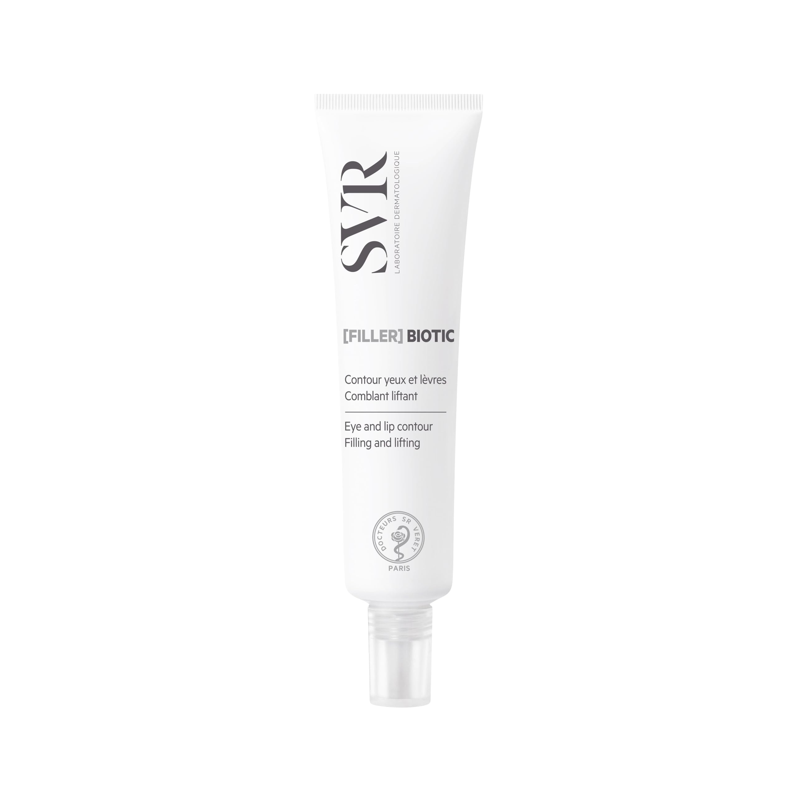 SVR – Filler Biotic – Eye & Lip Contour – Fills wrinkles, smoothes and lifts – For sensitive skin – Peptides, Stabilized Vitamin C, Hyaluronic Acid – 15 ml - Image 1