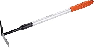BLACK+DECKER Cultivateur avec Bêche - Râteau et Bêche de Jardin - Longueur Ajustable 66-101CM - Cultiver et Désherber - Tête en Acier au Carbone - Image 1