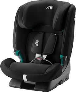 BRITAX RÖMER EVOLVAFIX Car Seat with ISOFIX, for children from 76 to 150 cm (i-Size), from 15 months to 12 years, Space Black - Image 1