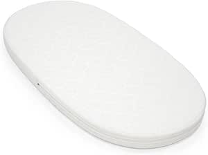 Stokke Sleepi Mattress V3, White, Multiple Layers of Breathable 3D Mesh for Safe Sleep, Provides Comfort and Support for Children, Washable - Image 1