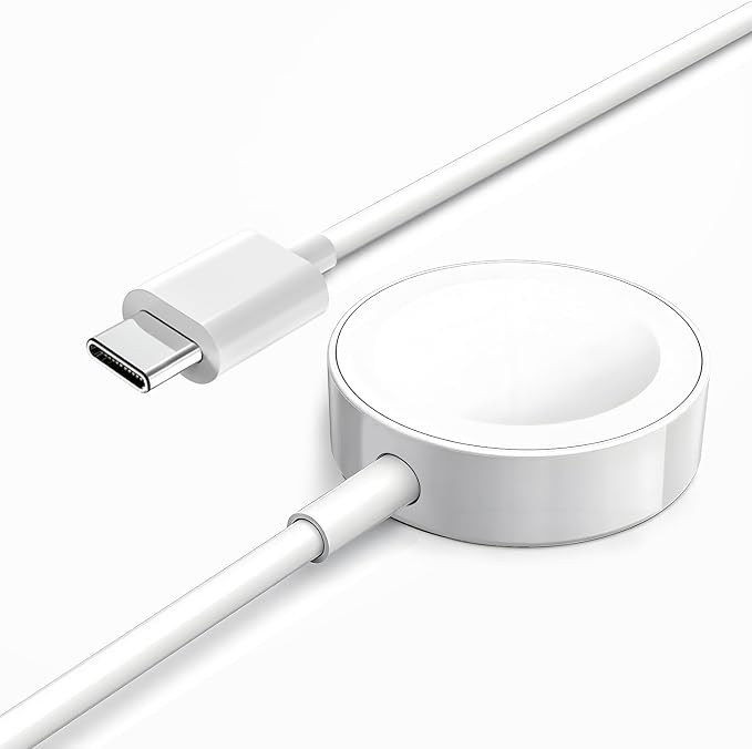 Chargers Compatible with Apple Watch Magnetic Charging Cable for iWatch Series 9 8 7 6 5 4 3 2 38mm 40mm 42mm 44mm Watch Charger USB C Port 1M - Image 1