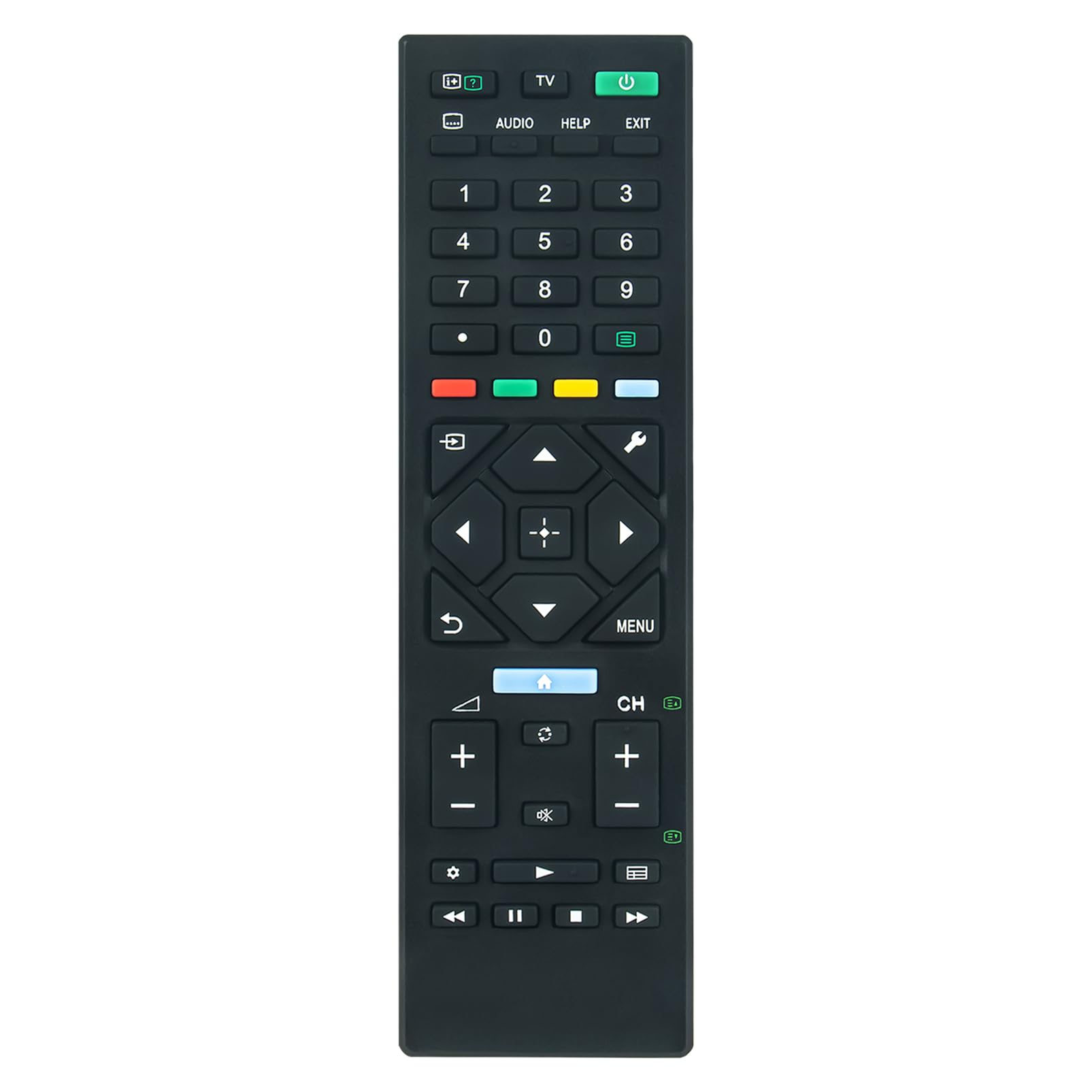 RMT-TX450E Télécommande de rechange compatible pour TV Sony Bravia KD-50X80L XR-75X90L XR-77A83L XR-65X90L XR-55X90L XR-65A80L XR-98X90L XR-55A80L XR-65X90L XR-55A844 L XR-65 A95L KD-43X75WL XR-83A84L - Image 1