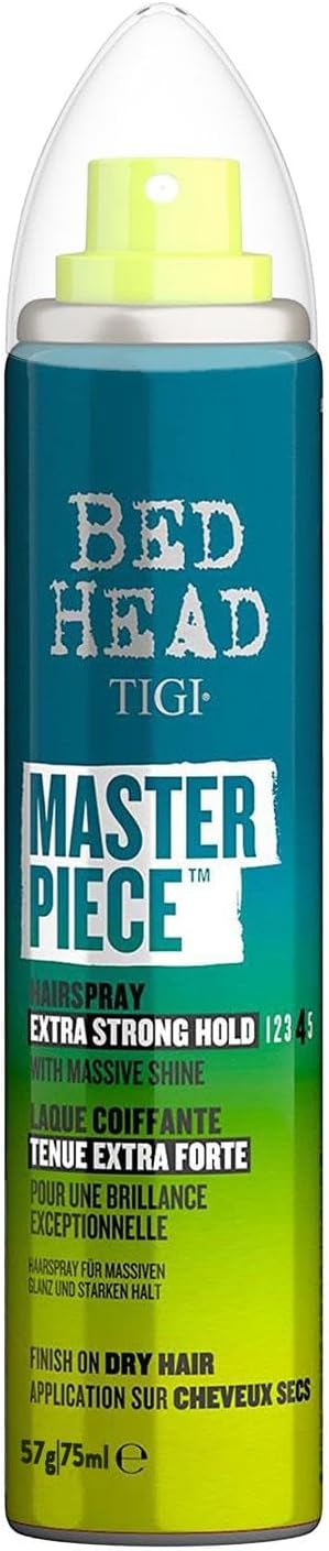 TIGI Bed Head Masterpiece Strong Hold Gloss Lacquer Travel Size 80ml - Image 1