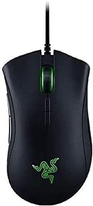Razer DeathAdder Elite USB Optical Mouse 16000 DPI – Mouse (Right-Handed, Optical, USB, 16000 DPI, 450 Fps, Black) - Image 1