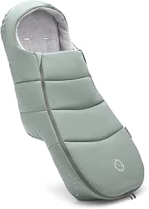 Bugaboo Footmuff - Essential Accessory for Pushchairs, Water and Weather Resistant, Comfortable for Toes, Warm and Breathable in Pine Green - Image 1
