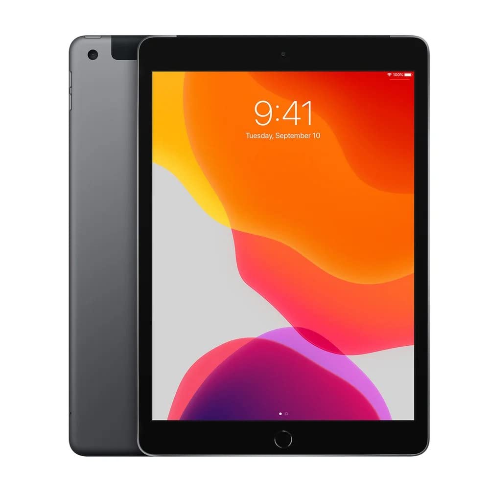 2019 Apple iPad (10.2-inch, Wi-Fi + Cellular, 32GB) Space Grey (Refurbished) - Image 1