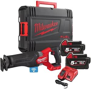 MILWAUKEE 4933459885 FUEL 18V 5AH Compact Reciprocating Saw - Image 1