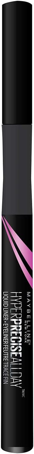 Maybelline New-York – Liner Feutre – Hyper Precise Allday – Tenue jusqu’à 24h – 700 Black – 1 ml - Image 1