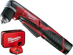 Milwaukee 4933441215 Angle Drill C12 RAD-202B + 2 Batteries + 1 Charger - Image 1