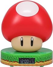 Paladone Réveil Digital Champignon Super Mario Brothers - Marchandise Nintendo Officielle, Sons de Power Up, Réveil pour Enfants & Accessoires de Chambre - Image 1