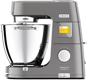 Kenwood KWL90.004SI Food Processor 1400 W 7 L Silver Built-in Scales - Image 1