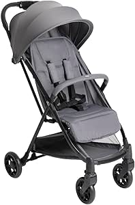 Chicco Urbino Pushchair, 0 plus mois - 22 kg, Lightweight and Compact Baby Stroller, Comfortable, One-Handed Folding, Extendable Hood with UV50 Plus Rain Protection, Leg Rest, Grey - Image 1