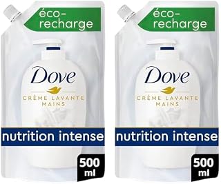 DOVE Savon Liquide Mains Original Soin des Mains Recharge 500ml (Lot de 2) - Image 1