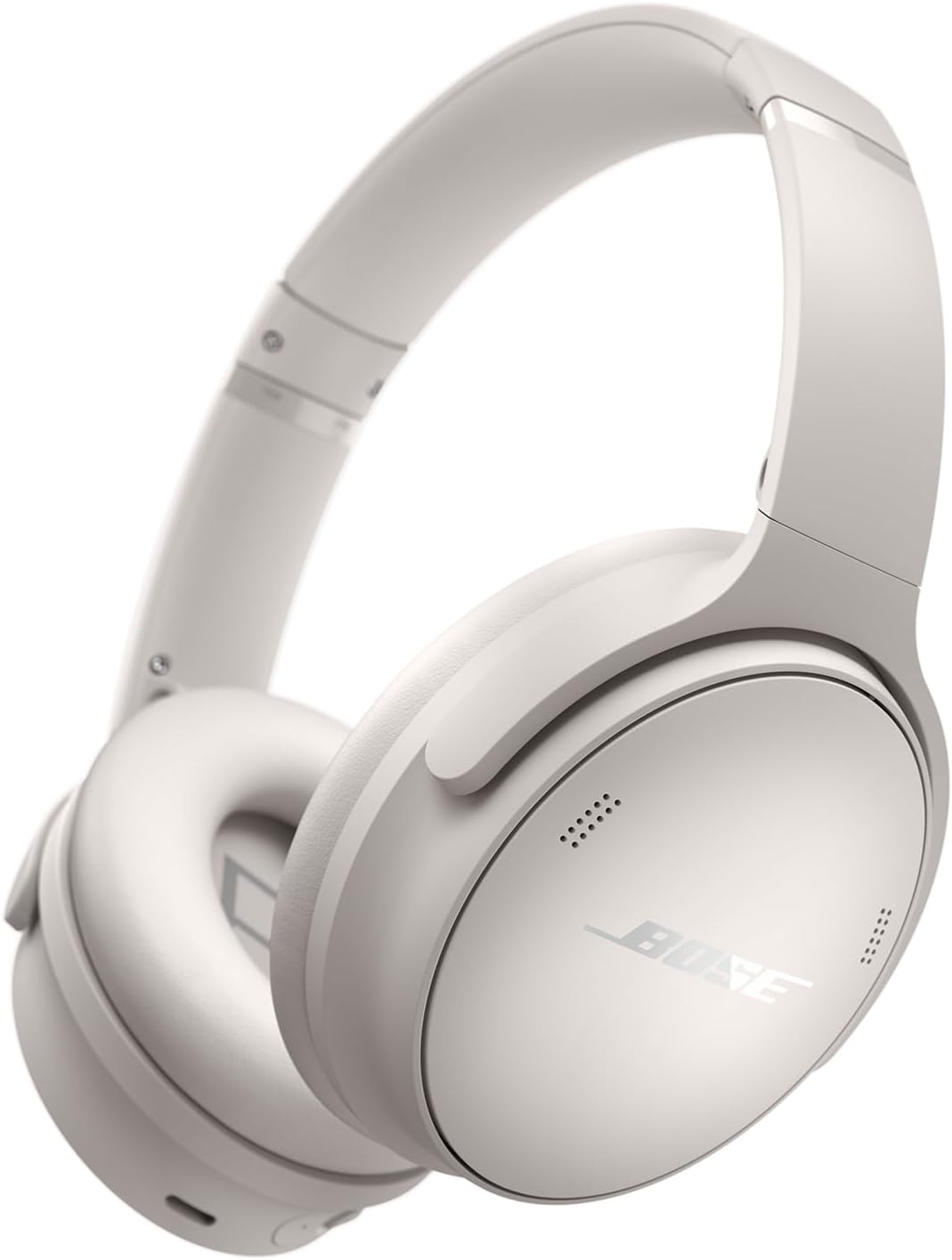 Bose QuietComfort Headphones, Casque sans fil immersif à réduction de bruit, Casque supra-aural Bluetooth avec micro intégré d’une autonomie allant jusqu’à 24 heures, Blanc Nuage - Image 1